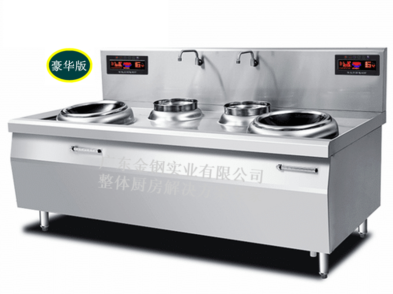 電磁雙頭雙尾小炒爐（豪華版）